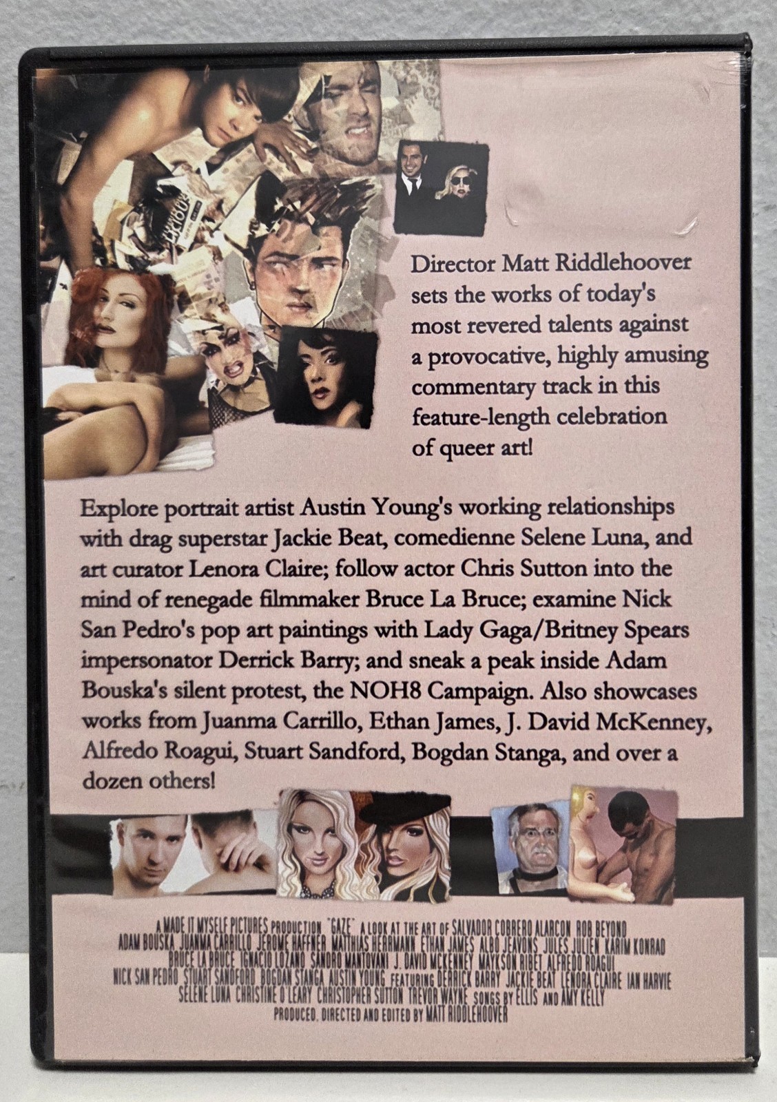 GAZE (DVD, 2010) VERY RARE GAY LGBTQ INTEREST ARTIST & PHOTOGRAPHY DOCUMENTARY