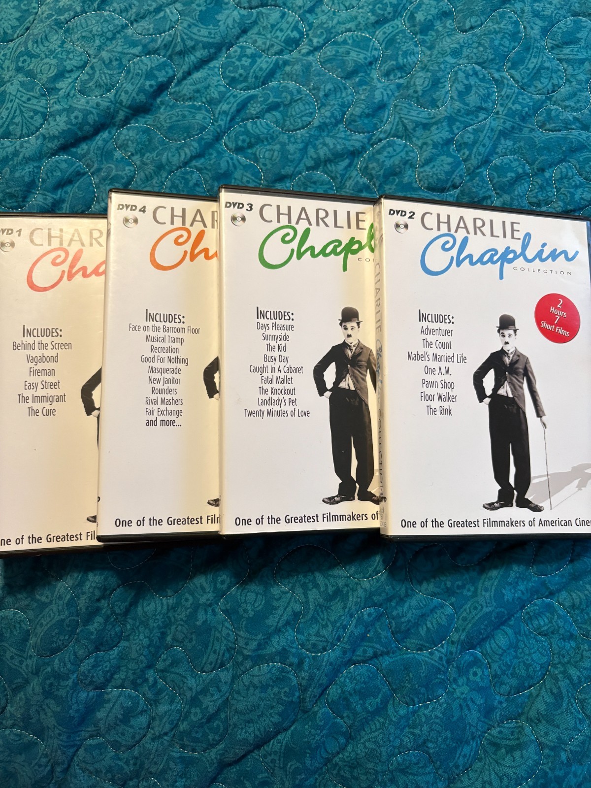 Charlie Chaplin Collection 4 DVD Set 11 Hours 36 Shorts Movies
