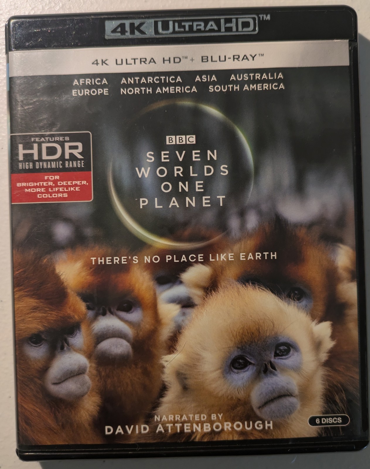 David Attenborough Documentaries Set of 5 4K Ultra HD Blu-ray