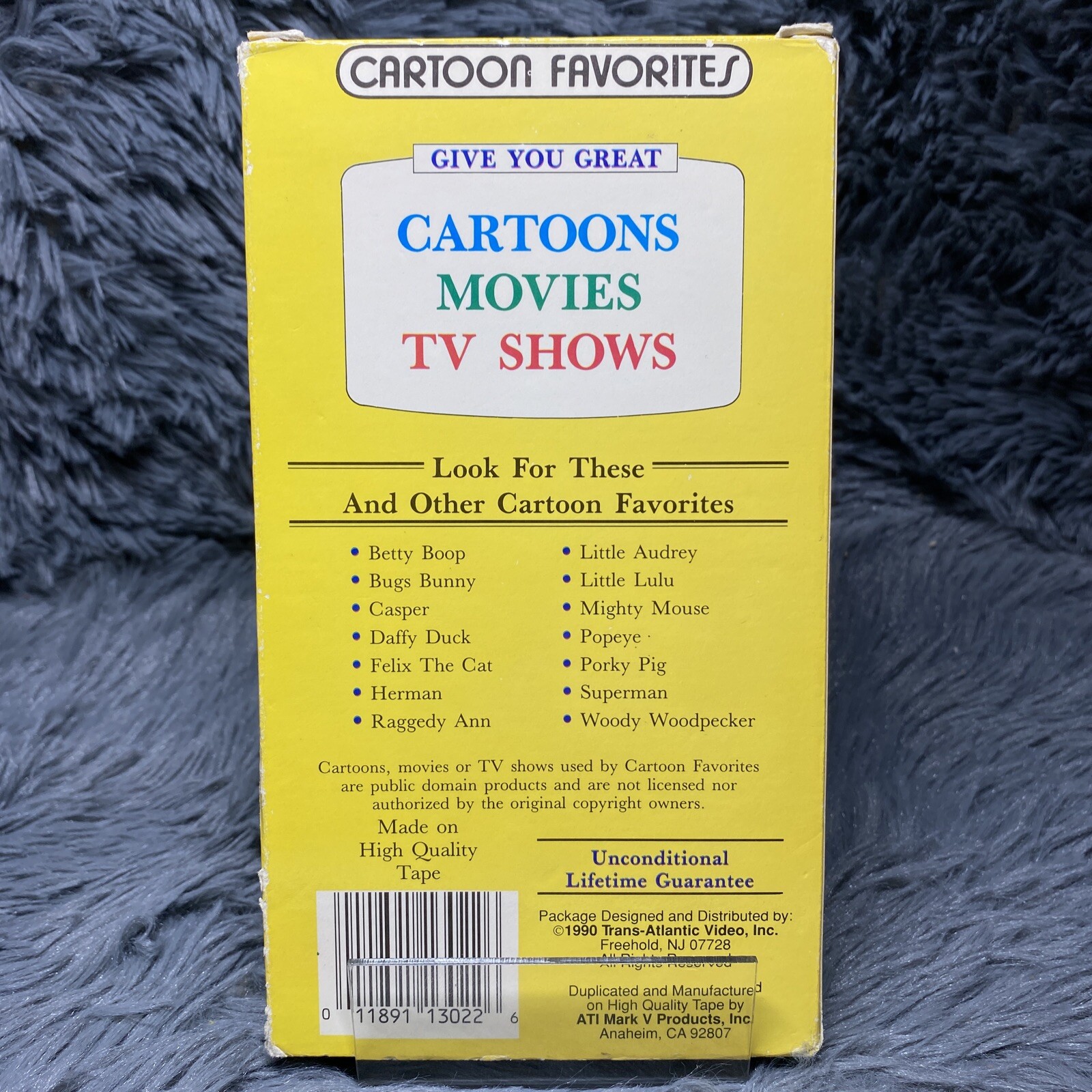 Cartoon Favorites Porky Pig VHS Tape 1940s 1950s Rare Cartoon Classic Movie Film