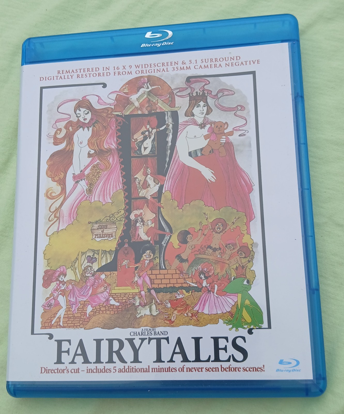 FAIRY TALES Directors Cut -1978 (Blu-Ray) Charles Band Erotic Musical Pre-Owned