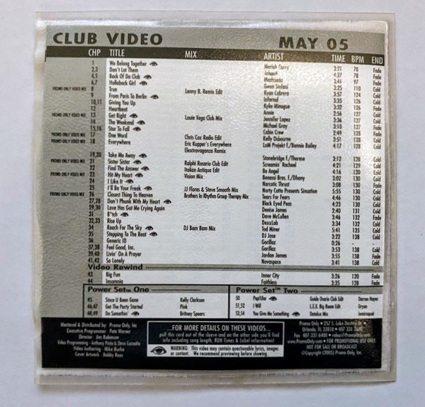PROMO ONLY Club Video 2005 May- Black Eyed Peas, Gwen Stefani, Gorillaz