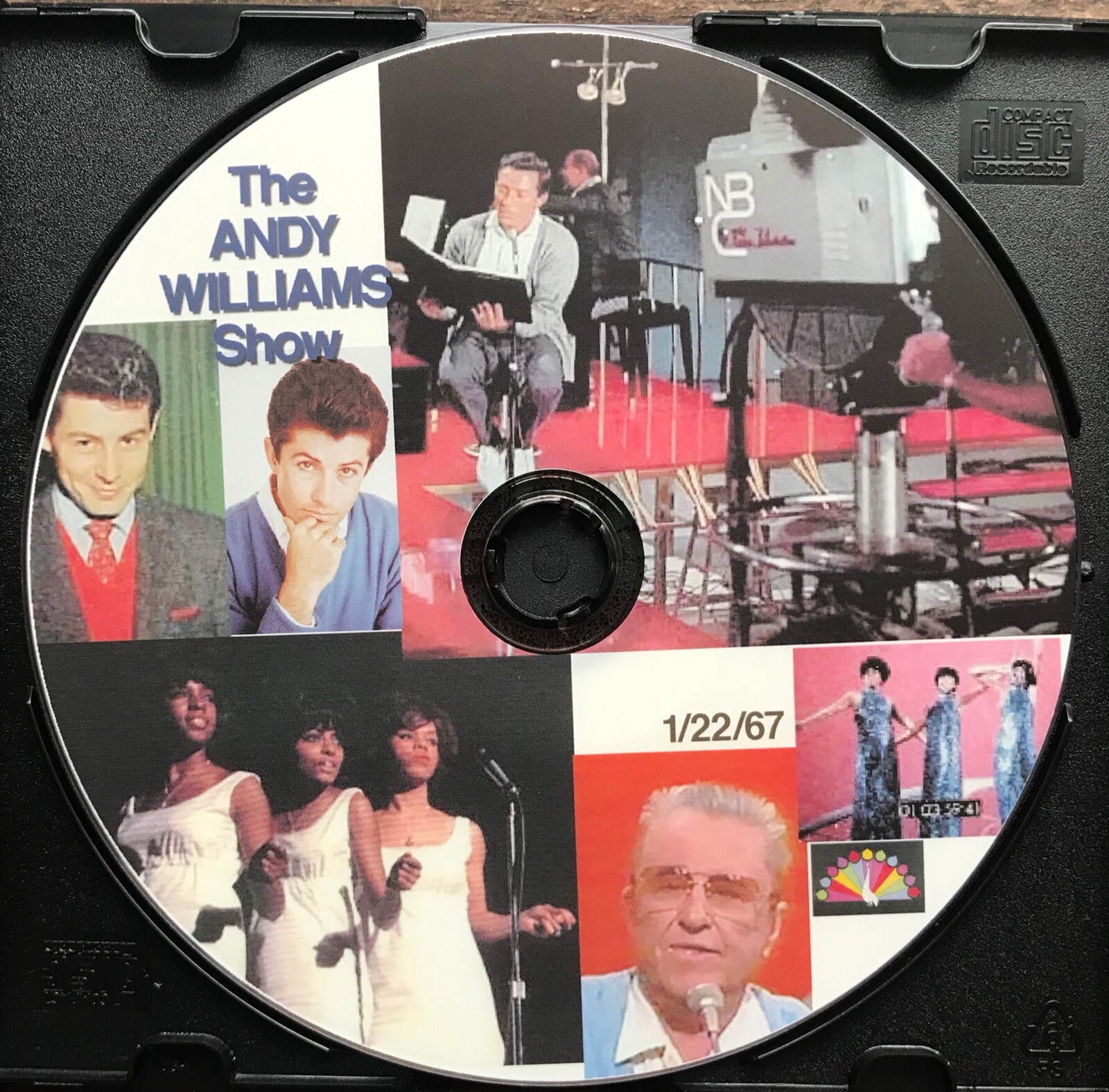 THE ANDY WILLIAMS SHOW January 22, 1967 Color. Diana Ross Supremes Eddie Fisher