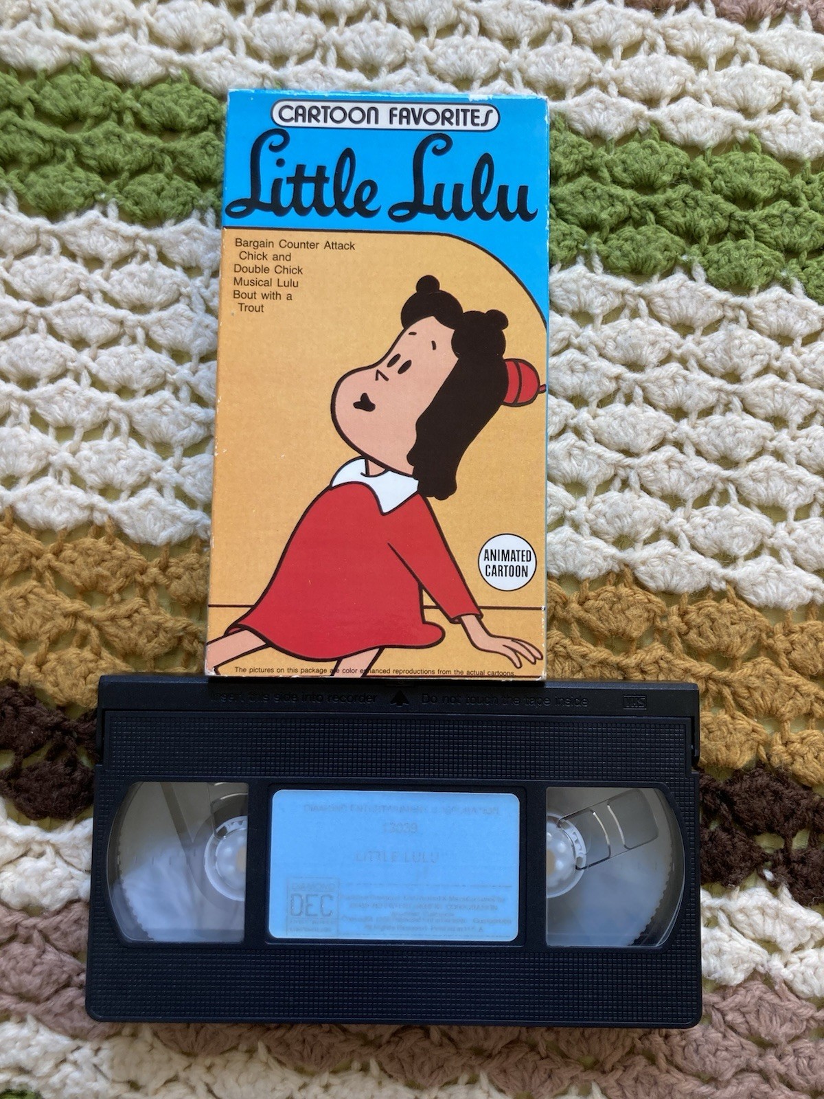 1990 Little Lulu Cartoon Favorites VHS Bargain Counter Trans-Atlantic Video