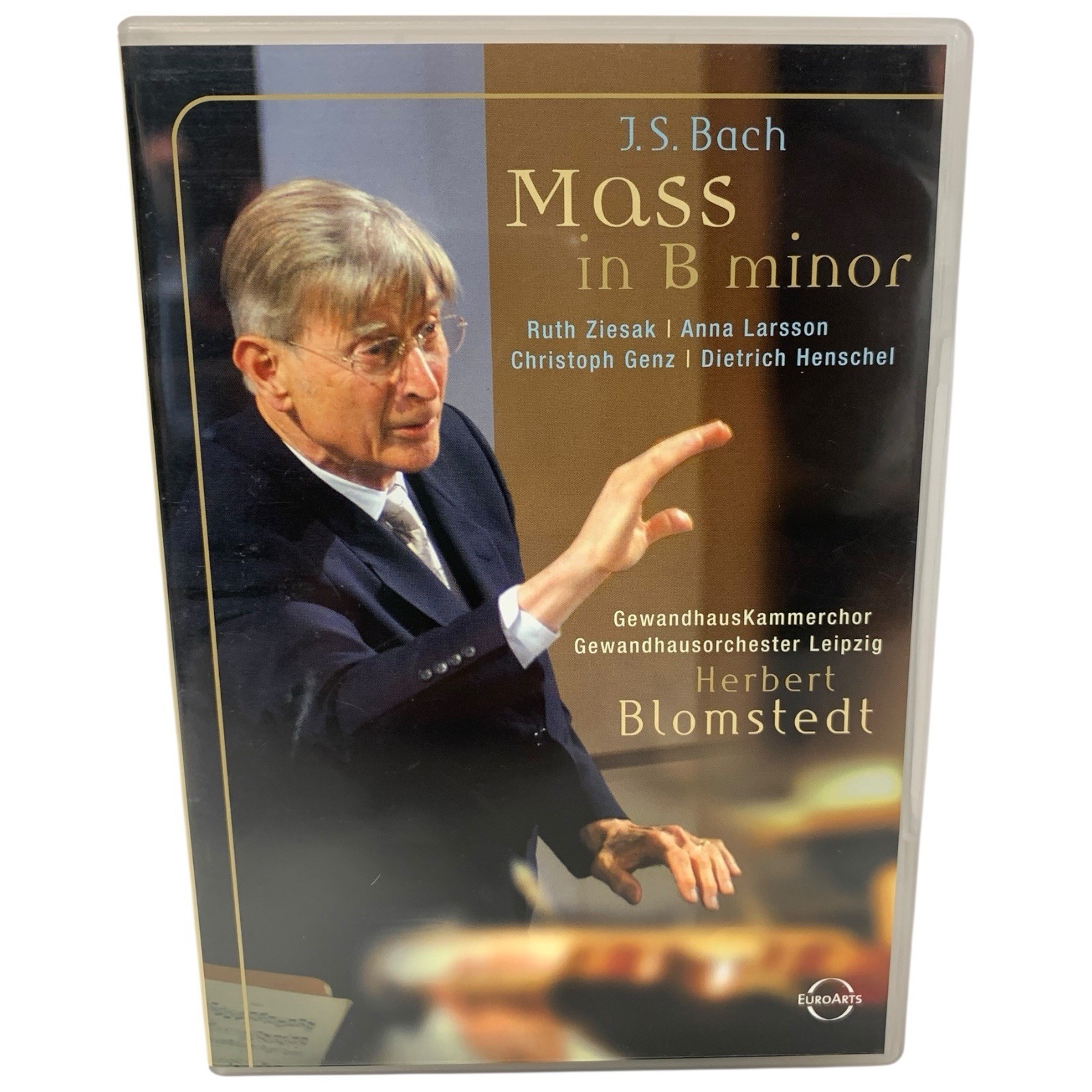 J.S. Bach: Mass in B minor – Blomstedt: Gewandhauorchester Leipzig (DVD, 2009)