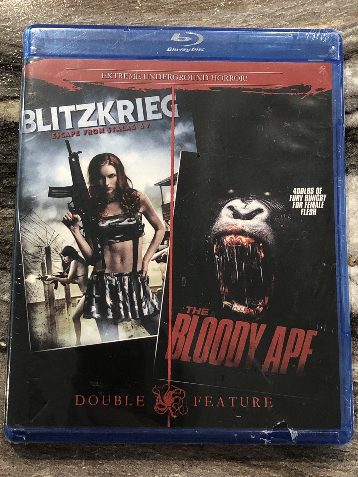 Blitzkrieg Escape From Stalag 69 / The Blood Ape Blu-ray Double Feat. New Sealed