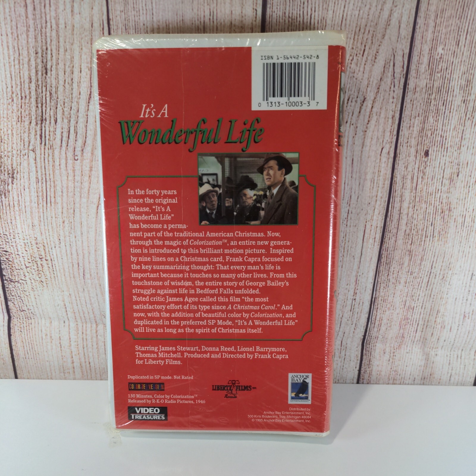 It’s A Wonderful Life (VHS , 1995) Clamshell – James Stewart Colorized Version