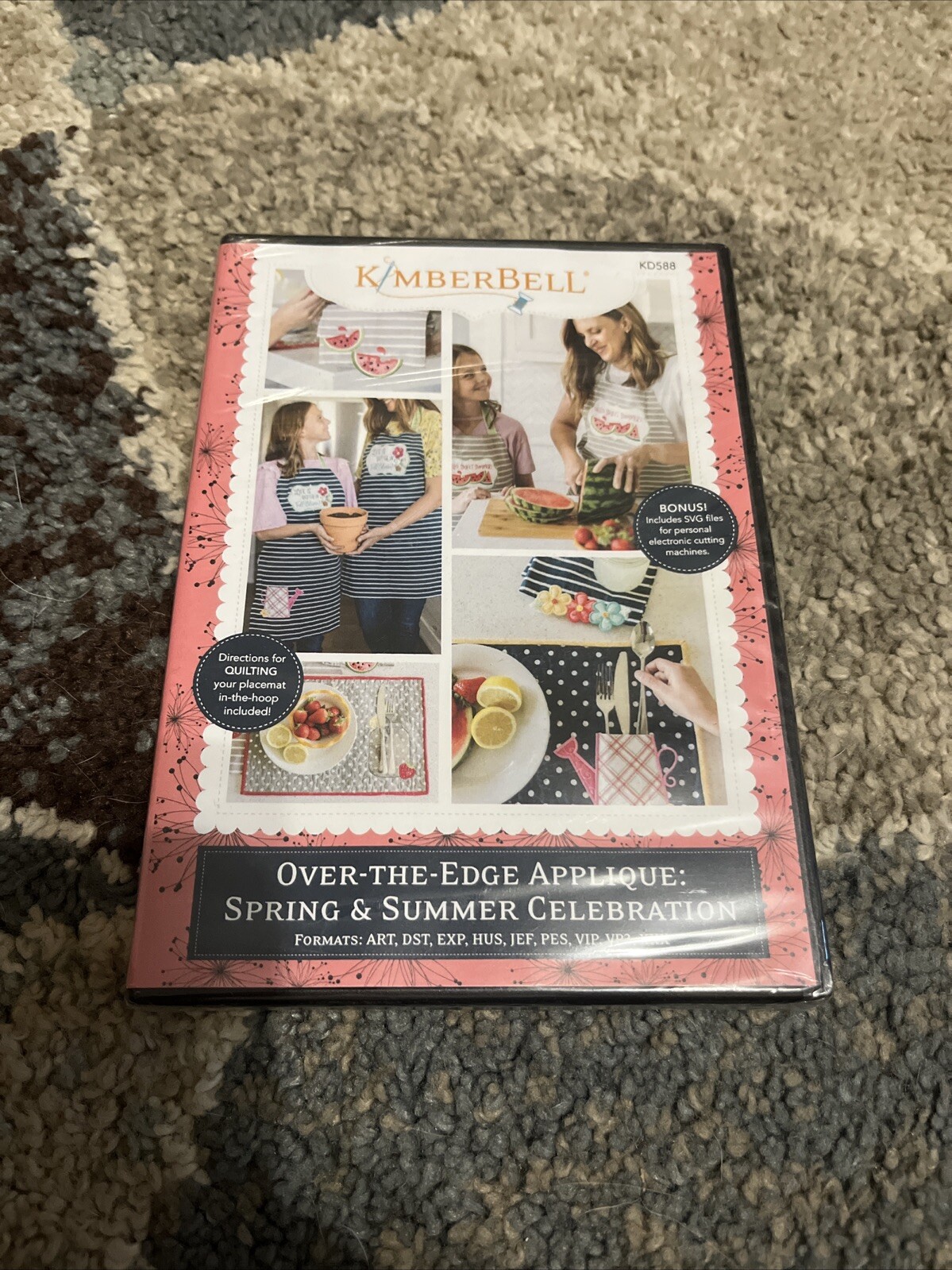 Kimberbell Over The Edge Appliqué DVD New Sealed Spring & Summer Celebration