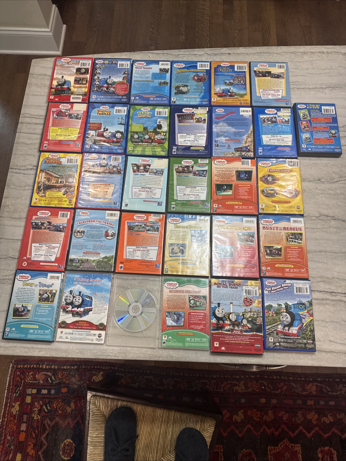 Thomas The Train & Friends DVD Lot of 31 Christmas Halloween Movies Preschool