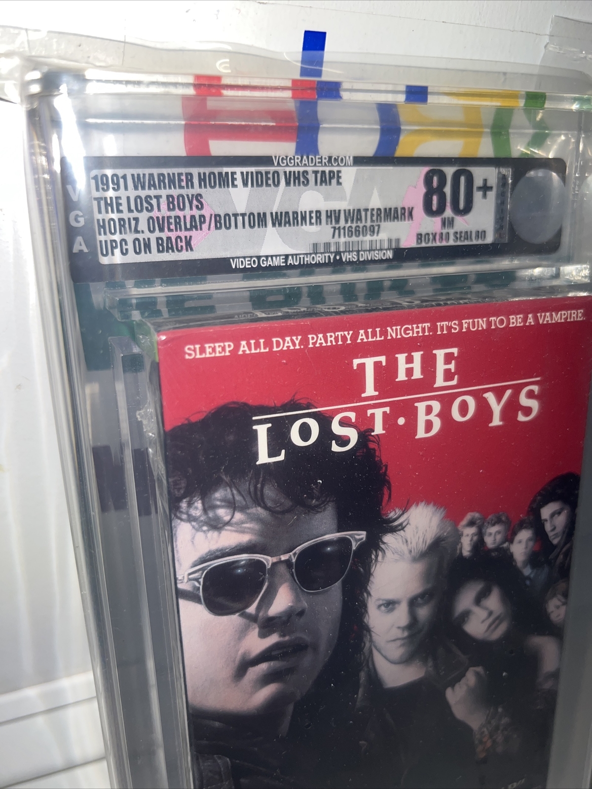 THE LOST BOYS (1991) *BRAND NEW*VHS MOVIE SEALED WARNER 80s HORROR VGA/AFA 80+