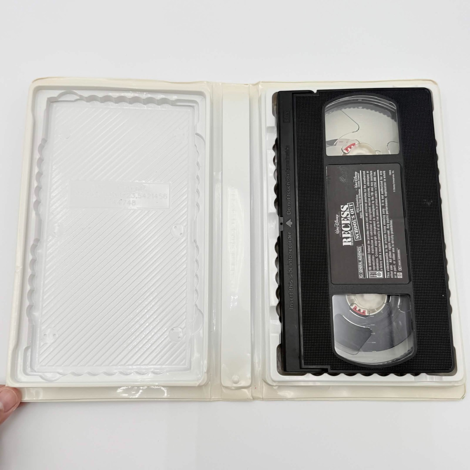 Disney Recess School’s Out VHS 2001 Clamshell Walt Disney Home Video Tested