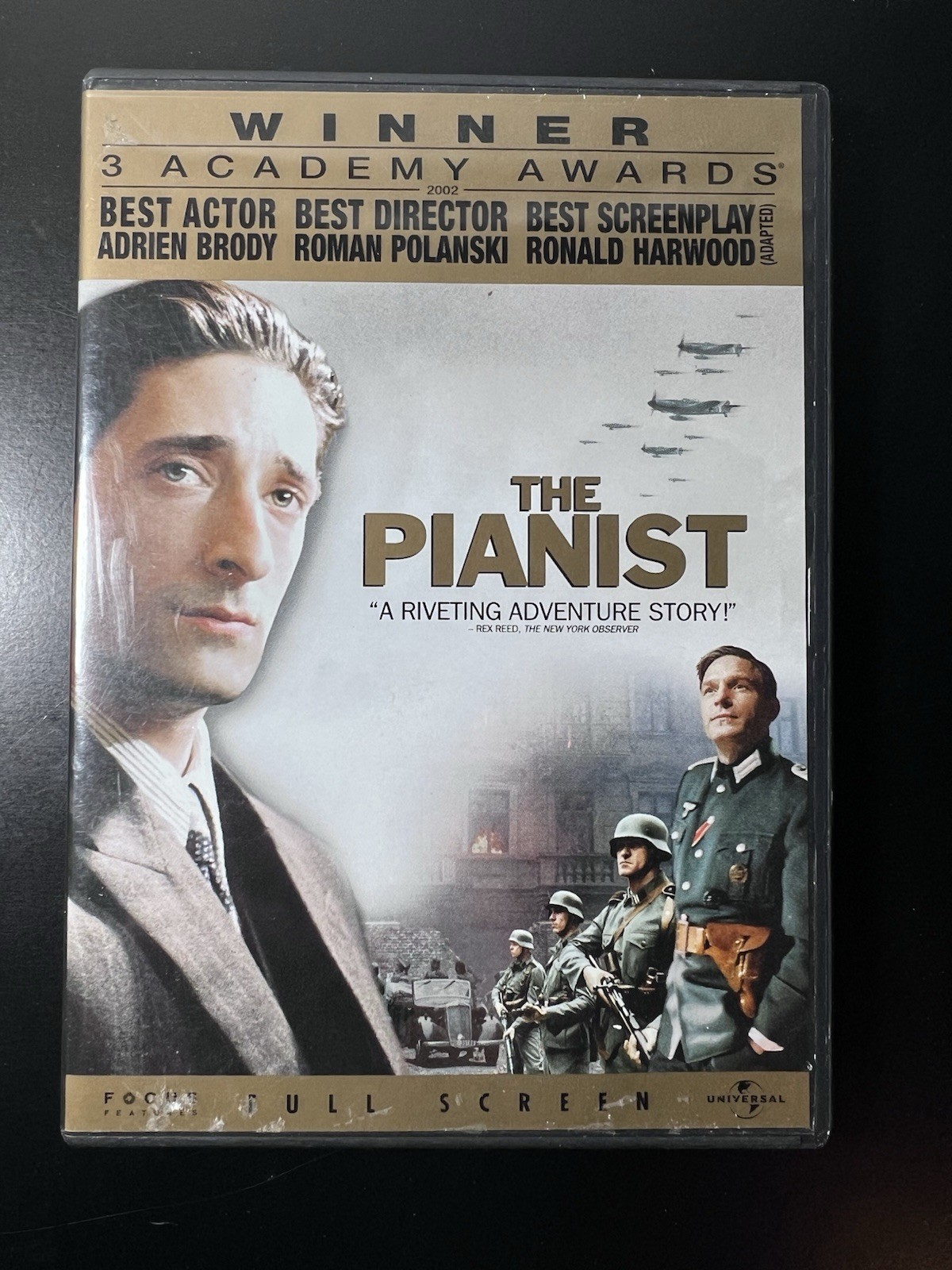 The Pianist (Full Screen Edition) – DVD – VERY GOOD Adrien Brody