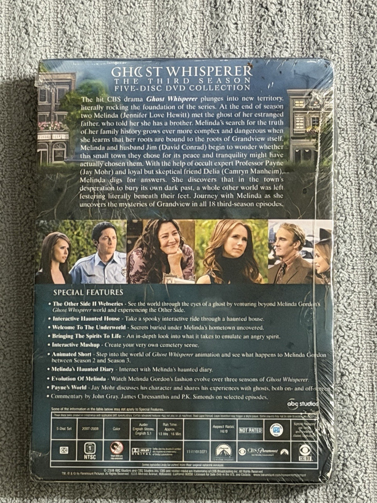 Ghost Whisperer: the Third Season (DVD, 2007, 5-Disc Set) 3 Brand New sealed!