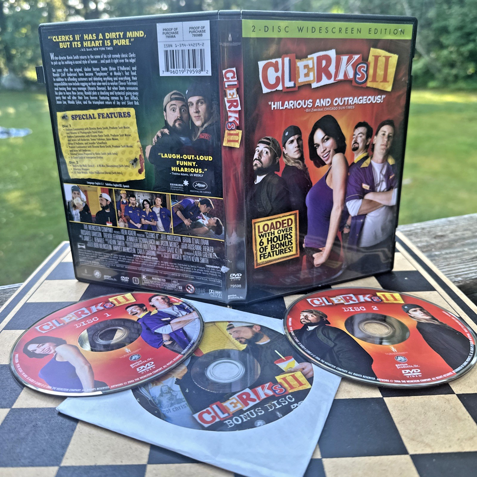 6 DVD Lot Kevin Smith Clerks I & II Jersey Girl Silent Bob Chasing Amy Mallrats