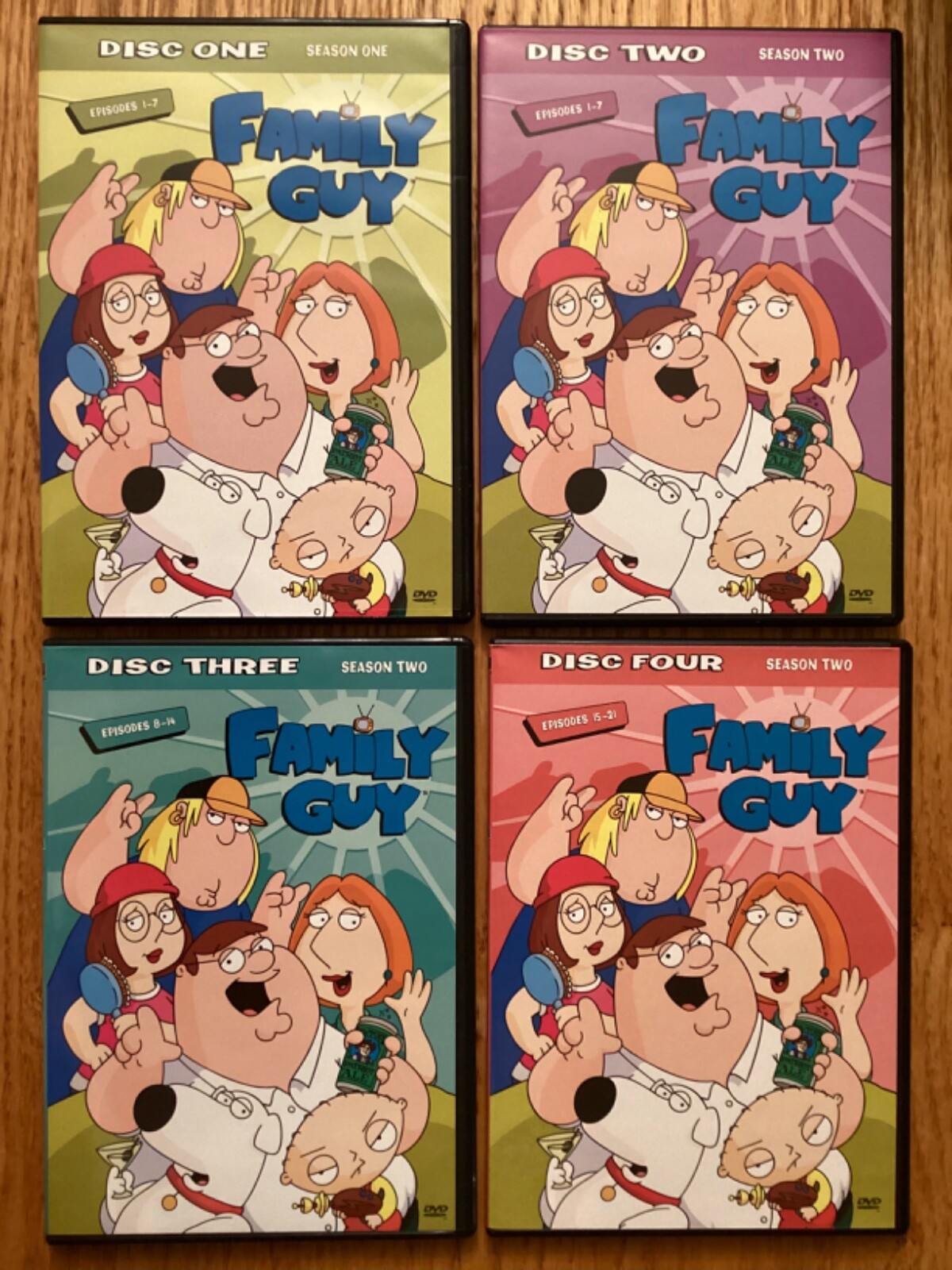 Family Guy Volume One Seasons 1 & 2 4-Disc DVD Box Set & Stewie Griffin: Untold