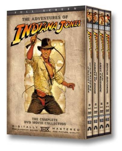 The Adventures of Indiana Jones: The Complete DVD Movie Collection (Full – GOOD