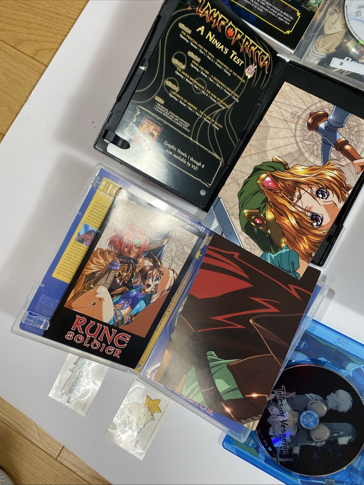 Anime DVD & Blu-ray Lot (8) Armitage Shadow Skill El Hazard Recca MAR