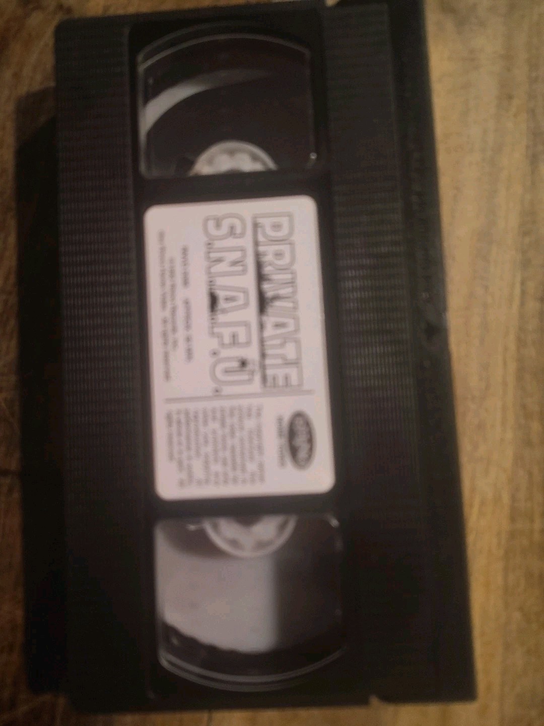 Dr. Seuss PRIVATE S.N.A.F.U. VHS SNAFU 1992 WWII Cartoons 14 Hilarious Episodes
