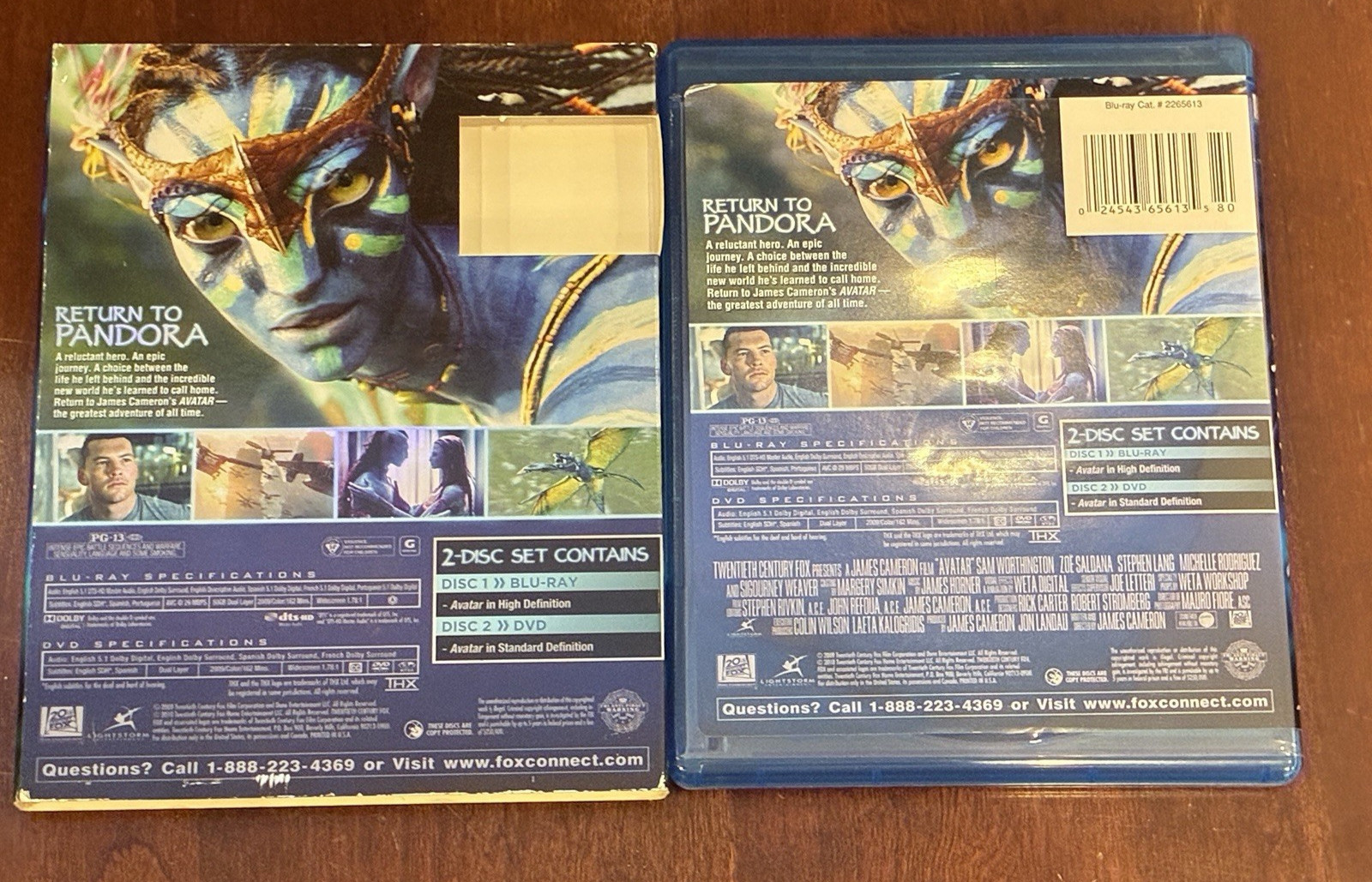Avatar Blu-ray/DVD Combo Two-Disc Original Theatrical Edition