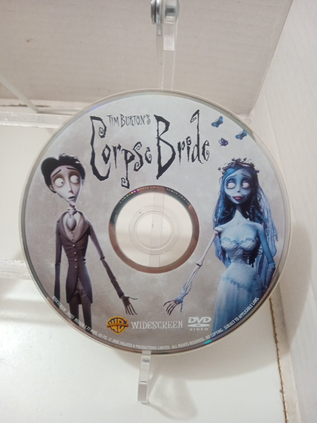 Tim Burton’s Corpse Bride (DVD 2005 77 Min ) Johnny Depp PG