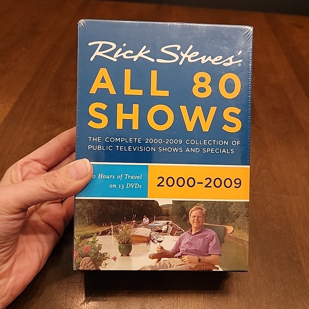 Rick Steves’ Europe All 80 Shows DVD Boxed Set 2000-2009 NEW