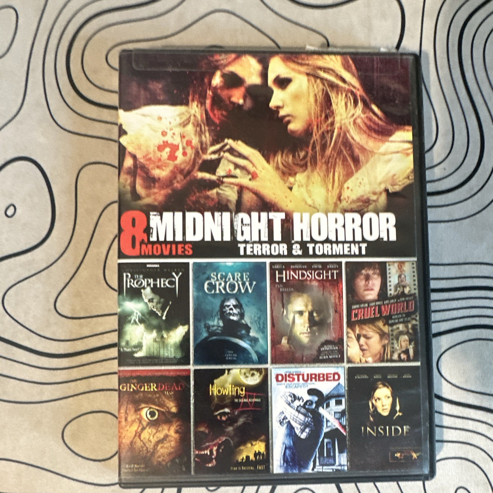 Echo Bridge Midnight Horror: Terror & Torment 8-Movie 2-Disc DVD 2012 Horror