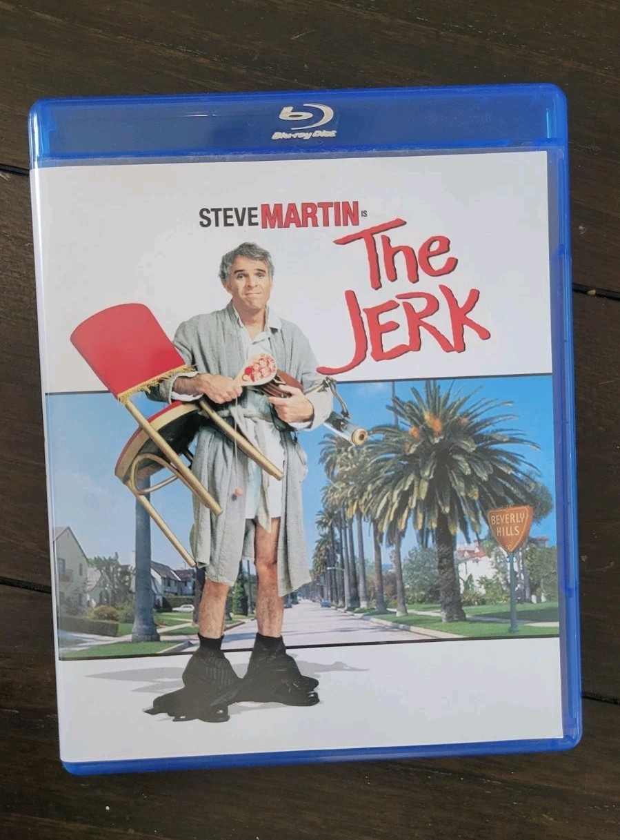 The Jerk (Blu-ray, 1979 Comedy) Steve Martin- LIKE NEW Viewed once!