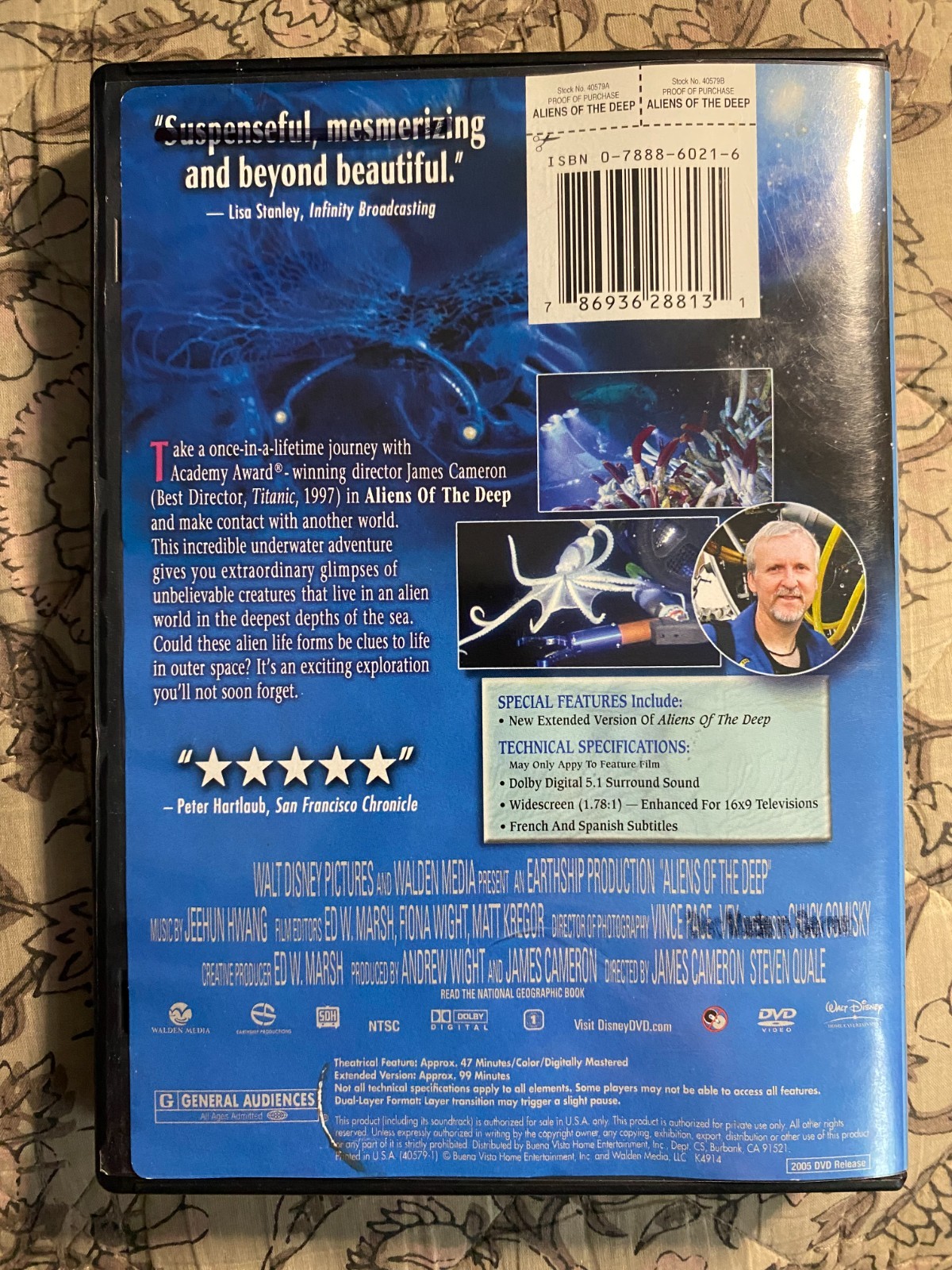 Aliens of the Deep (DVD, 2005) ***READ NOTES***