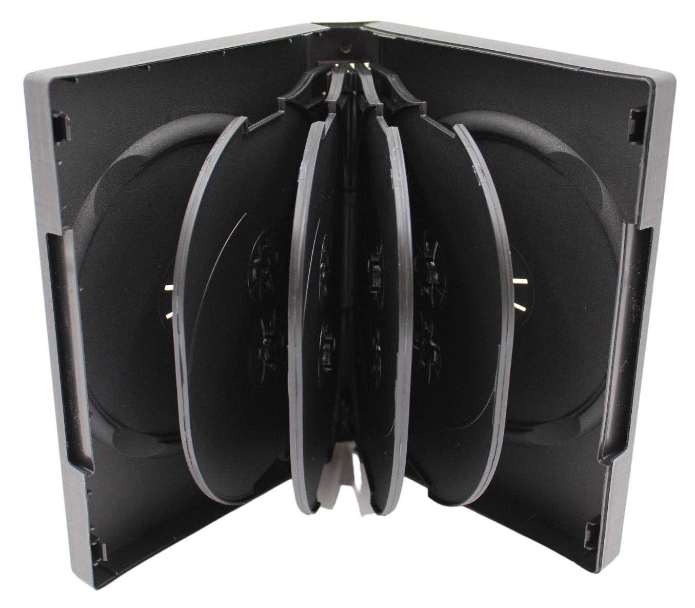 Standard Black DVD 10-Disc 33mm New Replacement Premium Movie Storage Shell Case