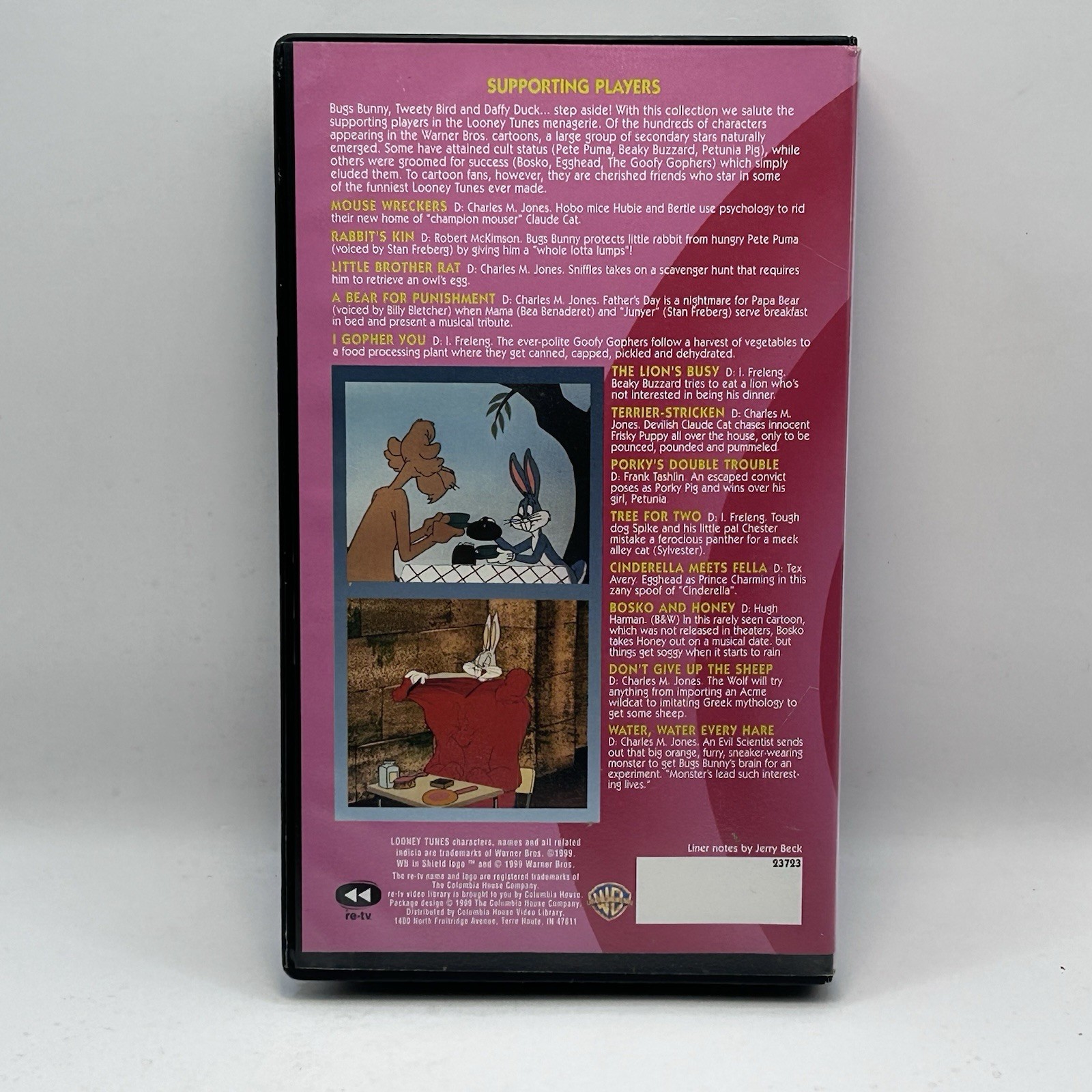 Looney Tunes: Collector’s Edition Supporting Players VHS Video Tape Nearly New!