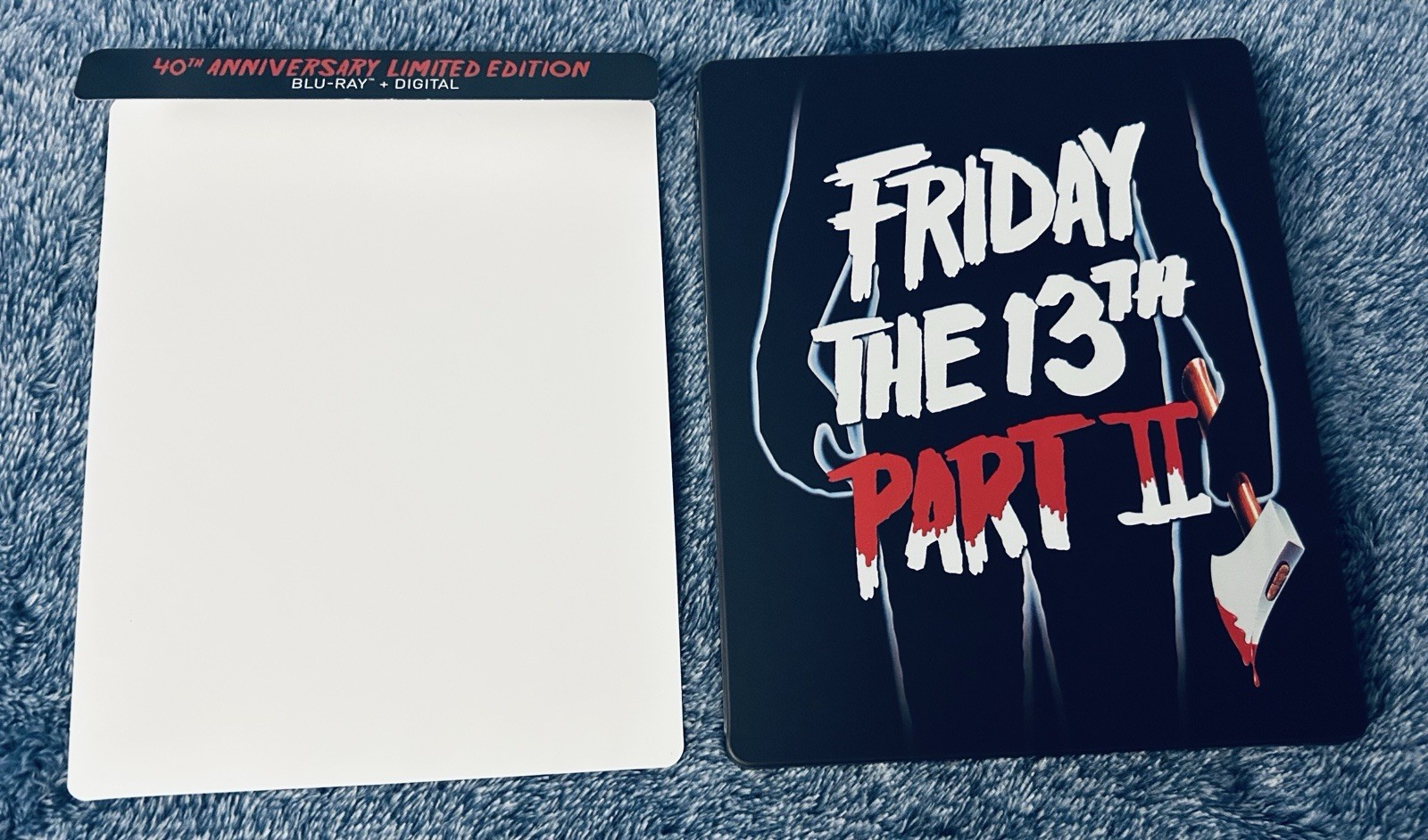 Friday the 13th, Part 2 40th Anniversary LTD ED STEELBOOK Blu-Ray,NO DIGITAL, MT