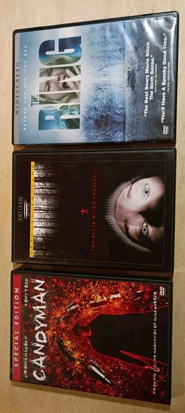 6 Classic Horror DVD’s. Exorcist 3. IT. The Ring. Candyman. DREAMCATCHER
