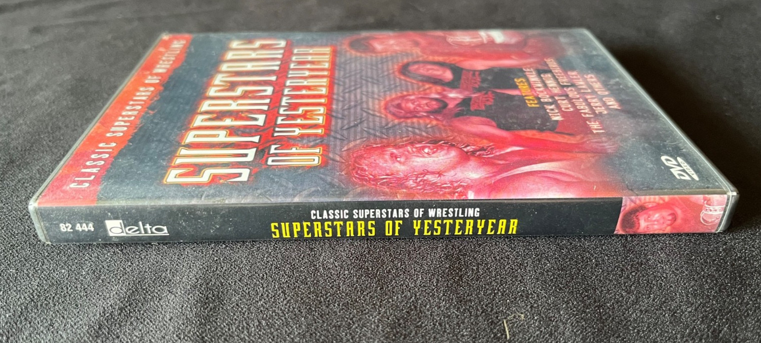 Grand Masters of Wrestling 1 & 2 DVDs + Classic Superstars Yesteryear + Booker T