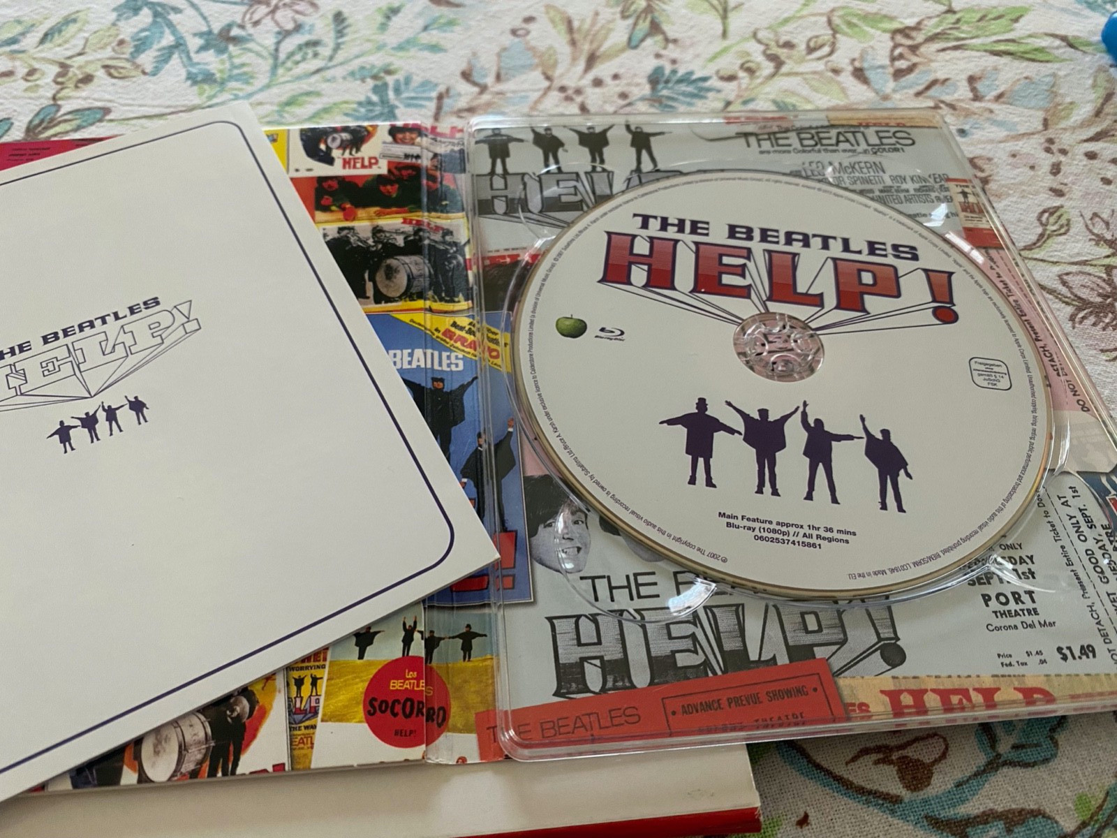 LOT OF 2 BEATLES ON BLU-RAY HELP! AND A HARD DAY’S NIGHT