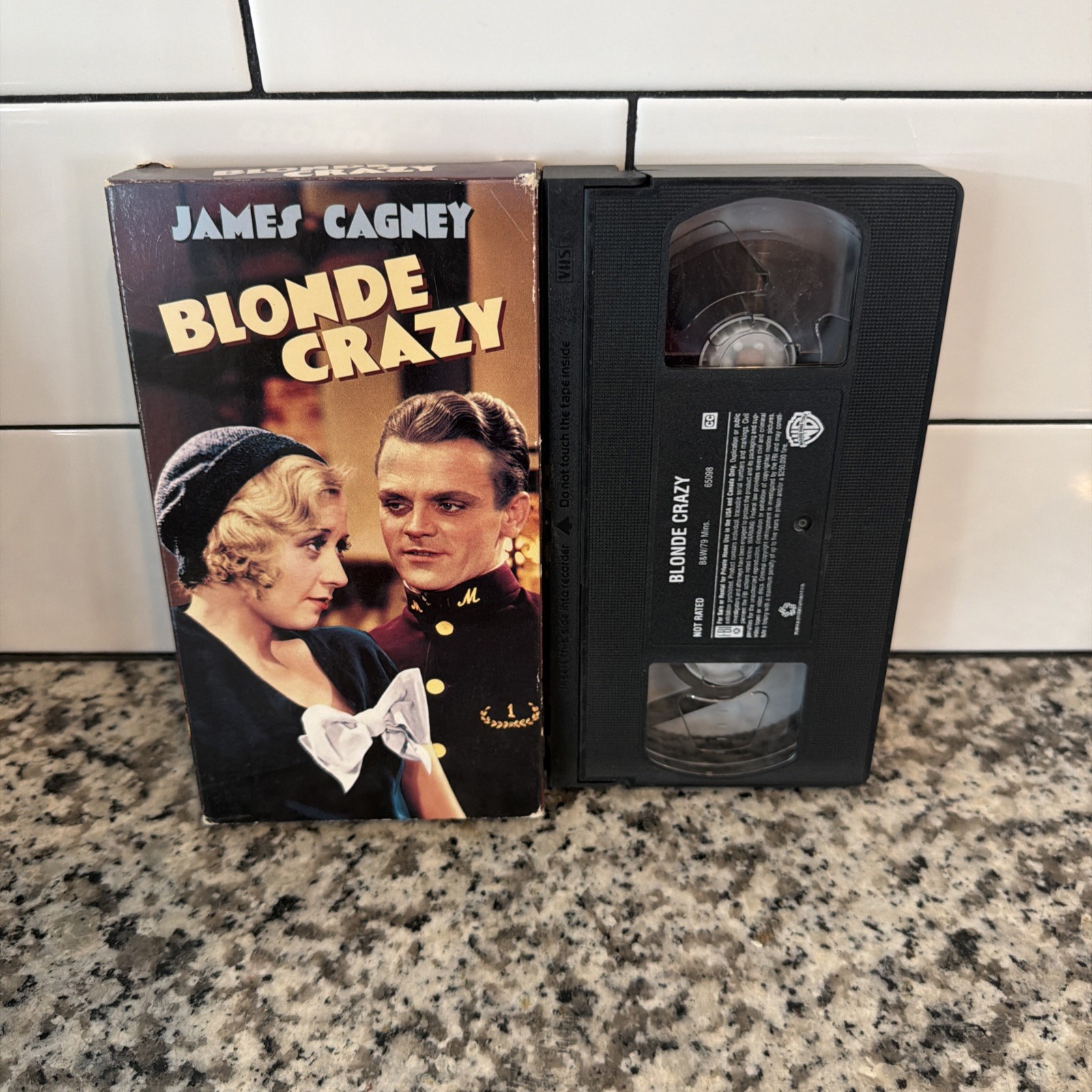 VHS-Blonde Crazy-James Cagney-Joan Blondell-Ray Milland