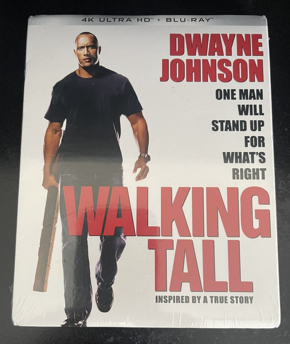 Walking Tall 4K UHD Blu-ray Dwayne Johnson Inspired by a True Story ~ NEW Sealed