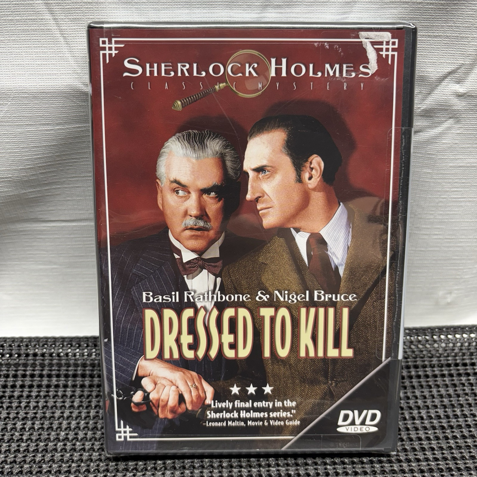 Sherlock Holmes Dressed To Kill DVD Basil Rathbone & Nigel Bruce BRAND NEW