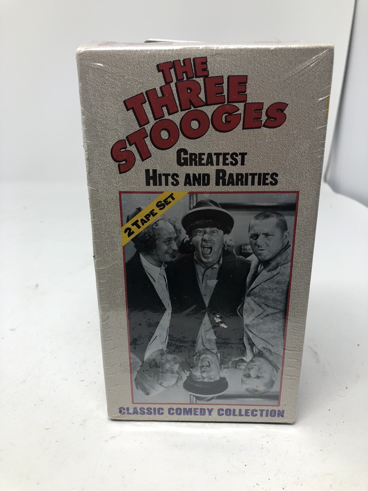 The Three Stooges Greatest Hits and Rarities Box Set (VHS, 1996 2-Tape Set)