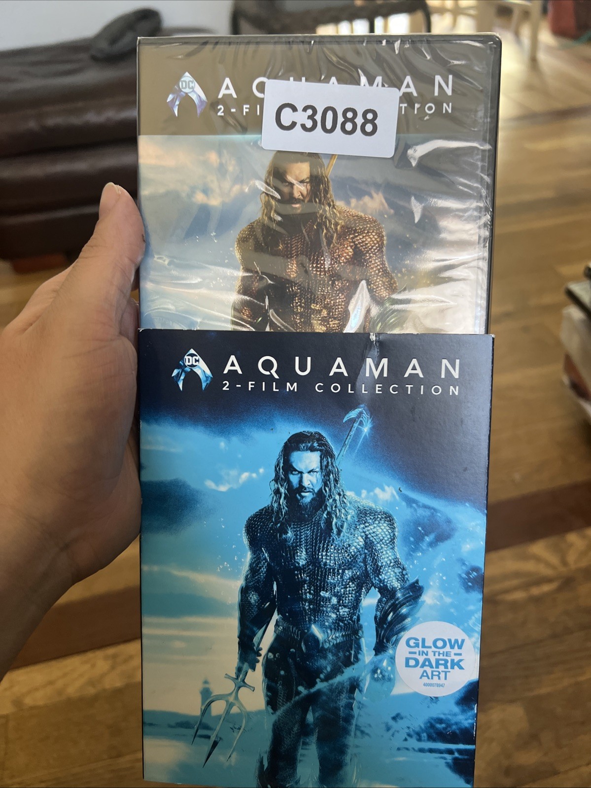 Aquaman 2-Film Collection (DVD) Jason Momoa, Patrick Wilson, Willem Dafoe + Slip