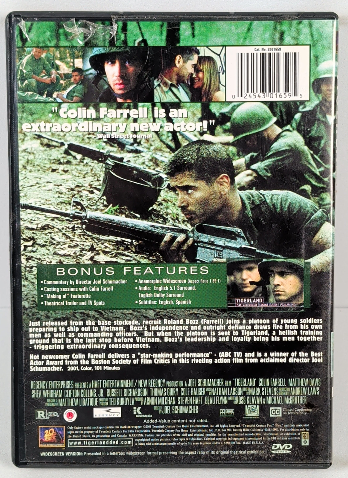 Tigerland (2000) Standard Edition DVD Colin Farrell Free Shipping