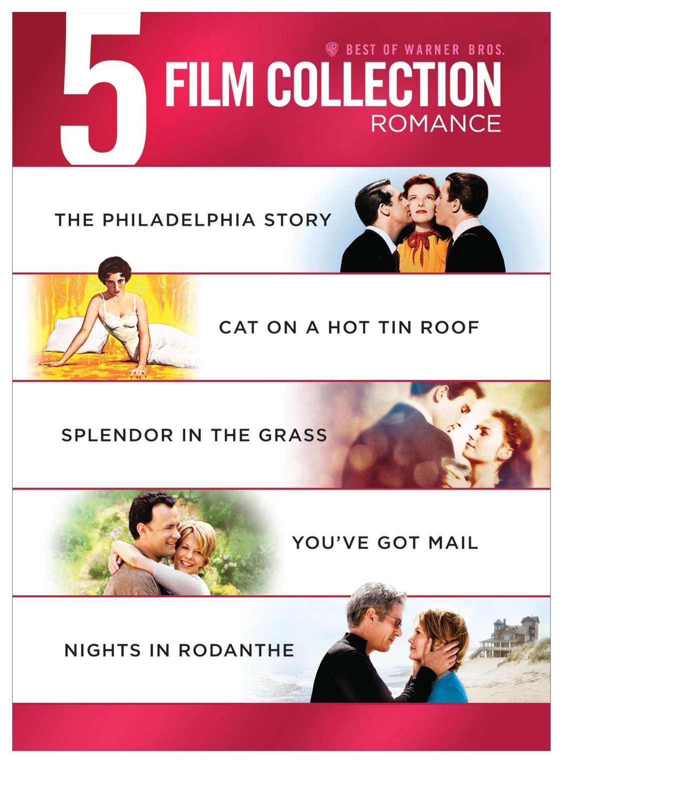 Philadelphia Story / Cat On A Hot Tin Roof / Splendor In Grass / You’ve Got E64