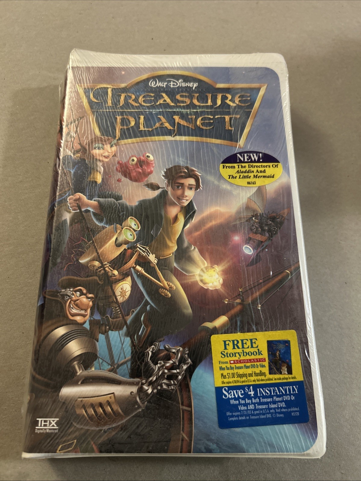 Treasure Planet – New Sealed! VHS 2003 Disney Video Tape Movie Vintage Clamshell