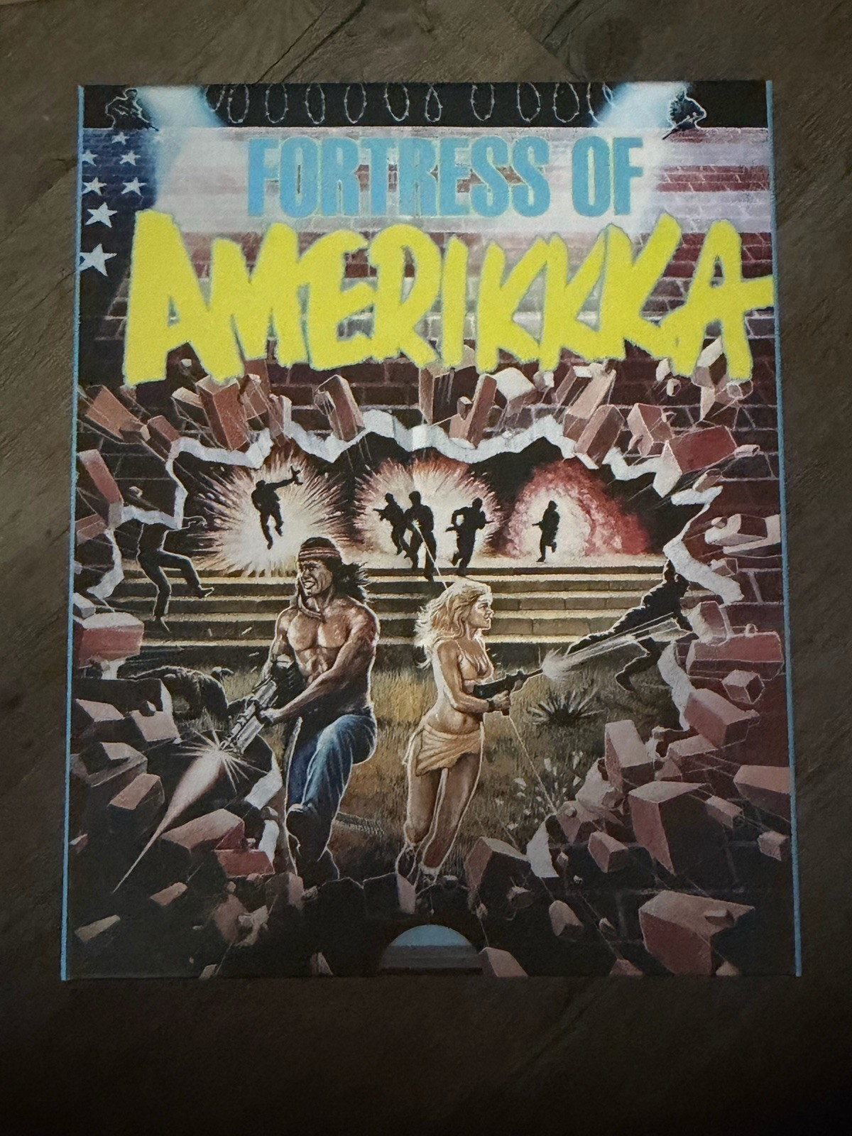 Fortress of Amerikkka (Blu-ray, 1989) Vinegar Syndrome Archive w/ slipcase