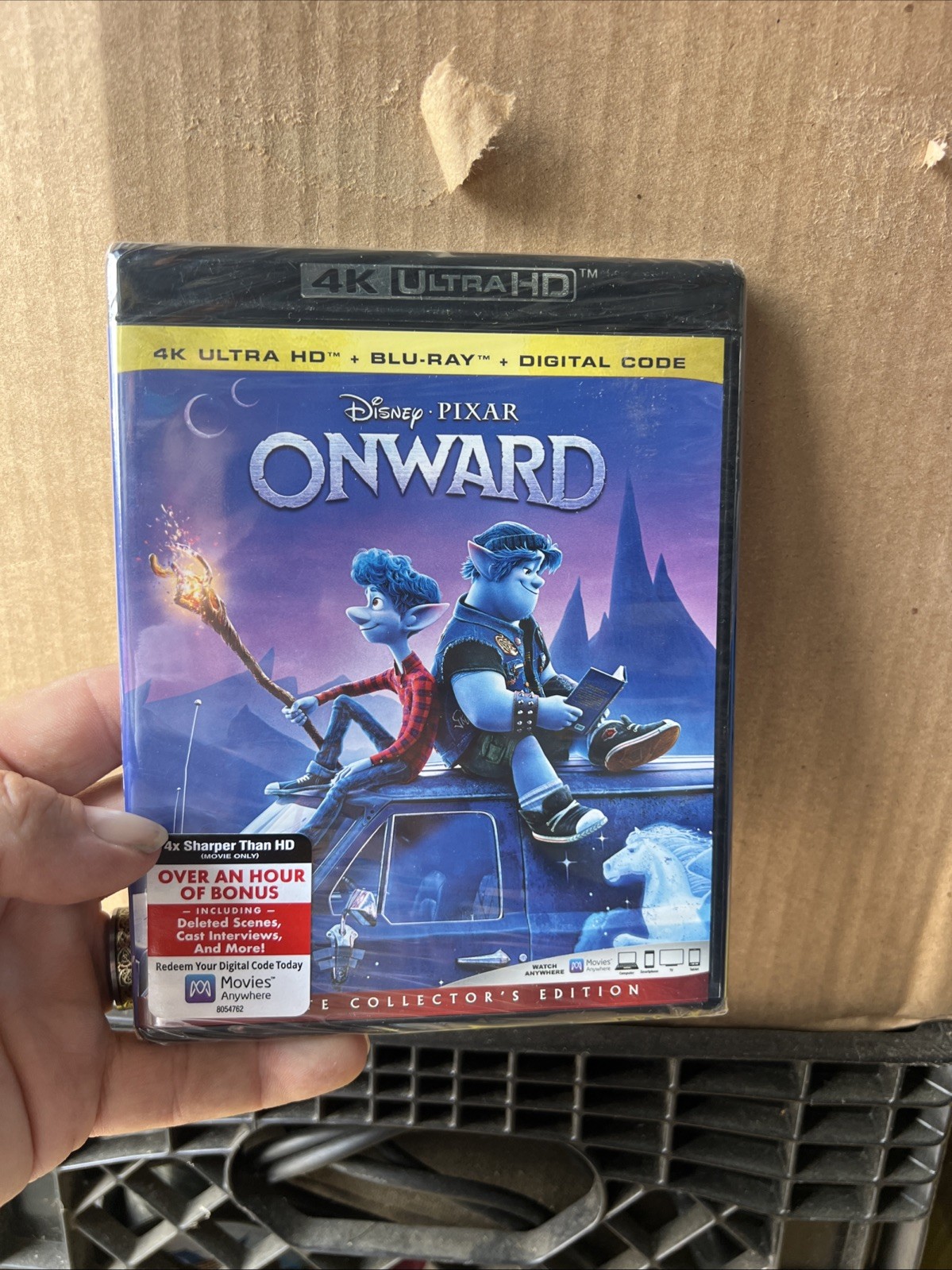 Onward (4K, Ultra HD, 2020) Brand New Sealed DISNEY BLURAY 4K DVD