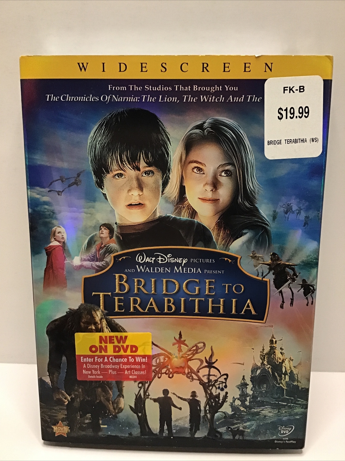 Bridge To Terabithia (2007 Disney movie DVD)Factory Sealed FREE SHIPPING