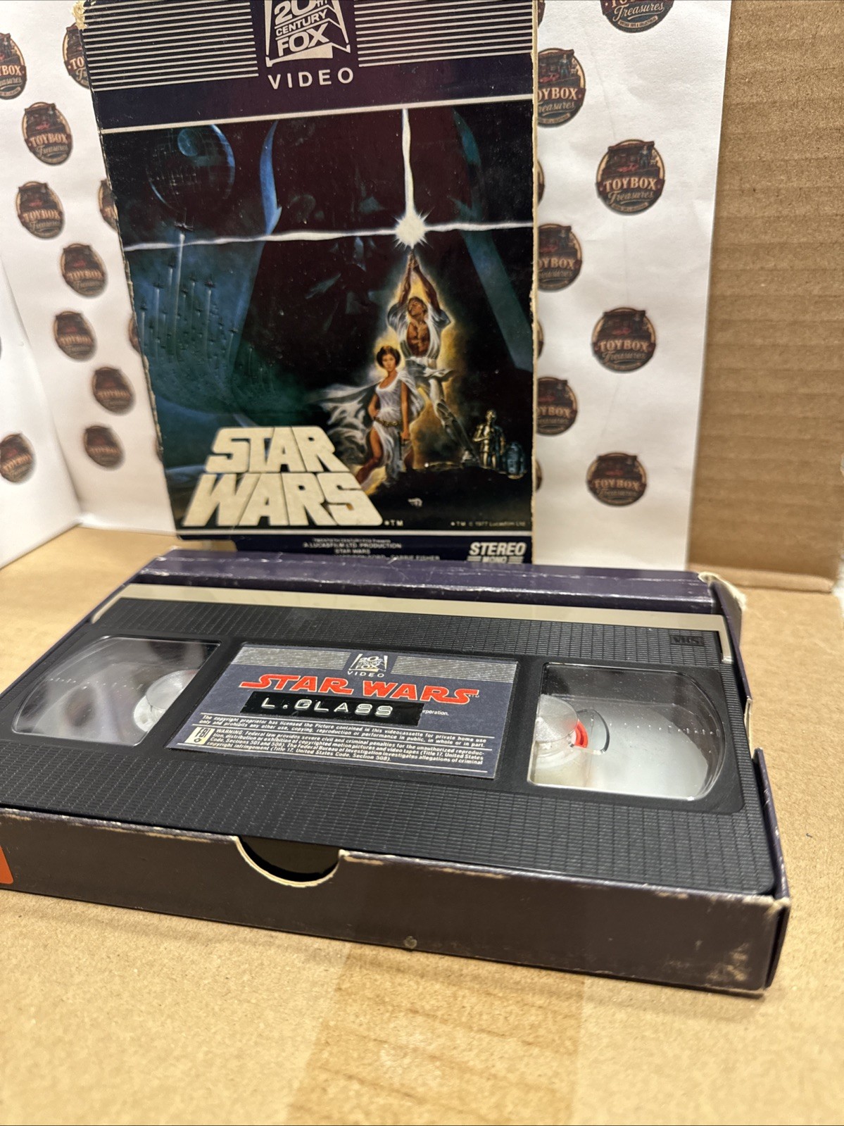 VINTAGE 1982 Star Wars VHS “Big Box” Version Clean With Original Box RARE