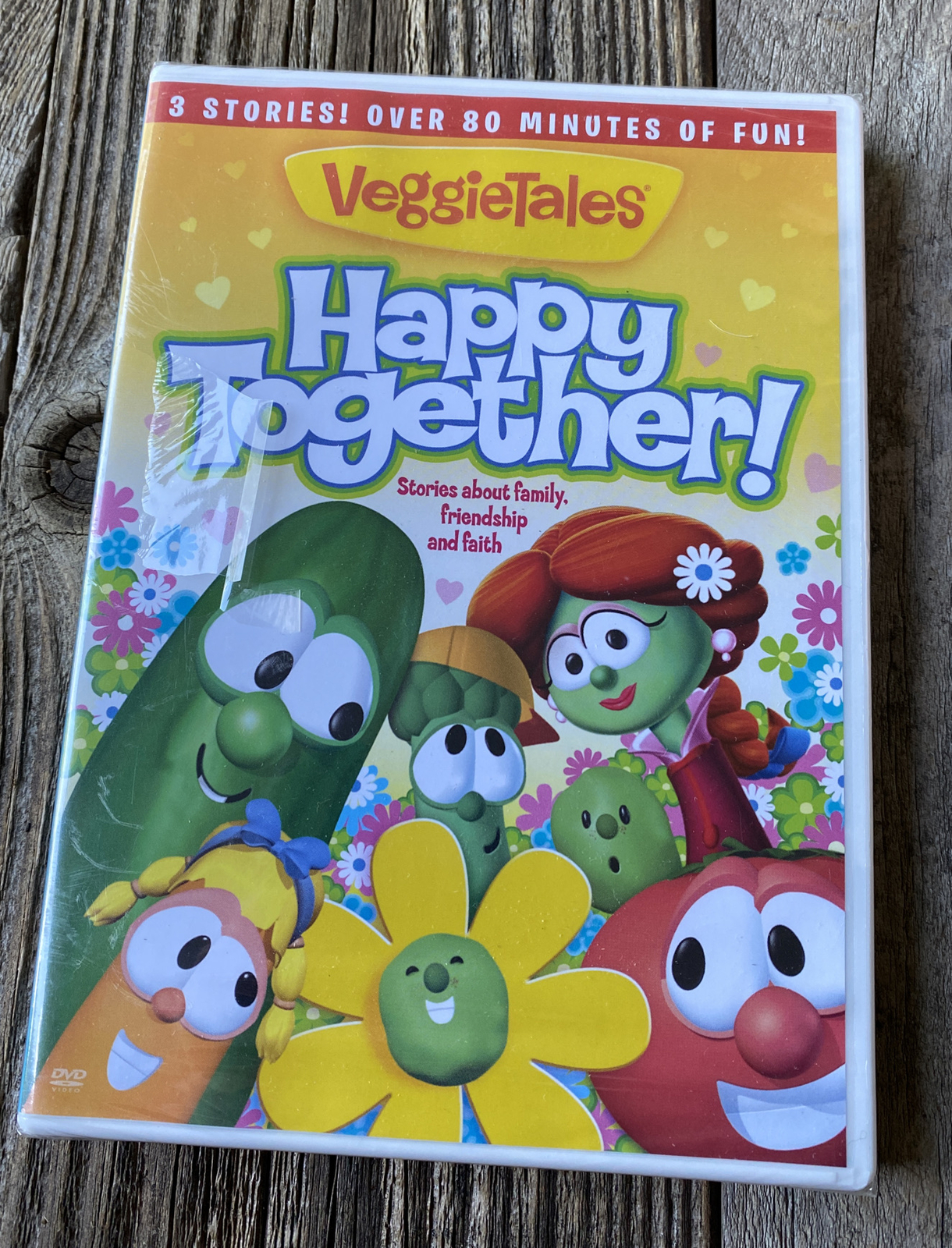 Veggie Tales Happy Together DVD Brand New Sealed 80 mins