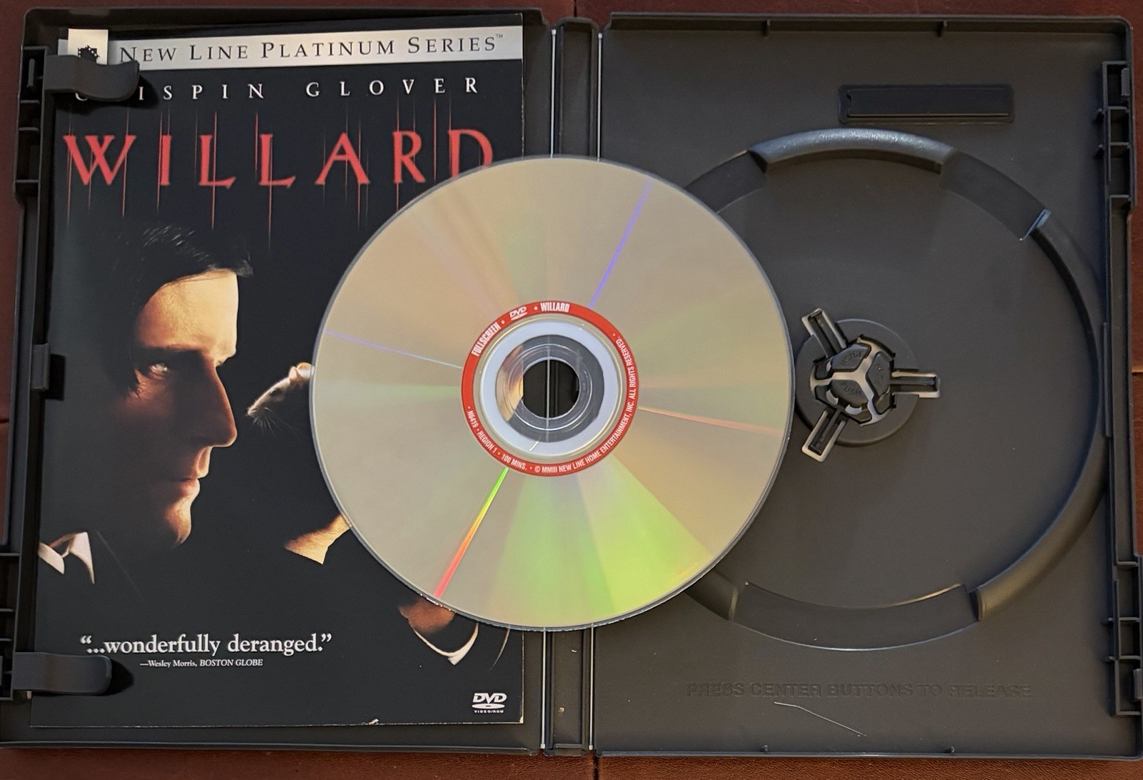 Willard (DVD, 2003, Platinum Series) Crispin Glover