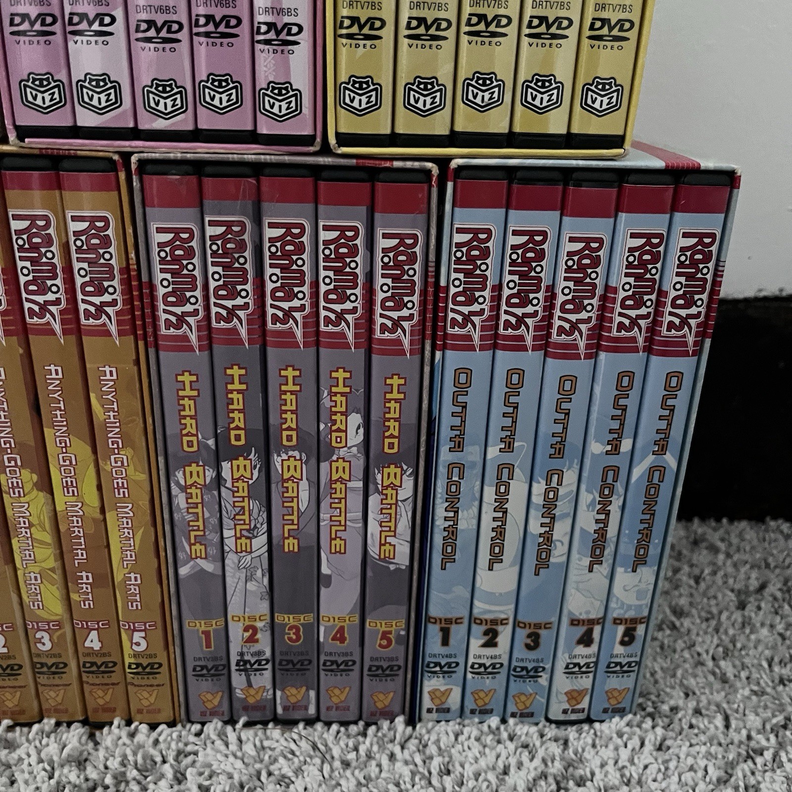 Ranma 1/2 Complete Collection DVD Box Sets Seasons 1-7 Movies 1 2 3 4 5 6 7