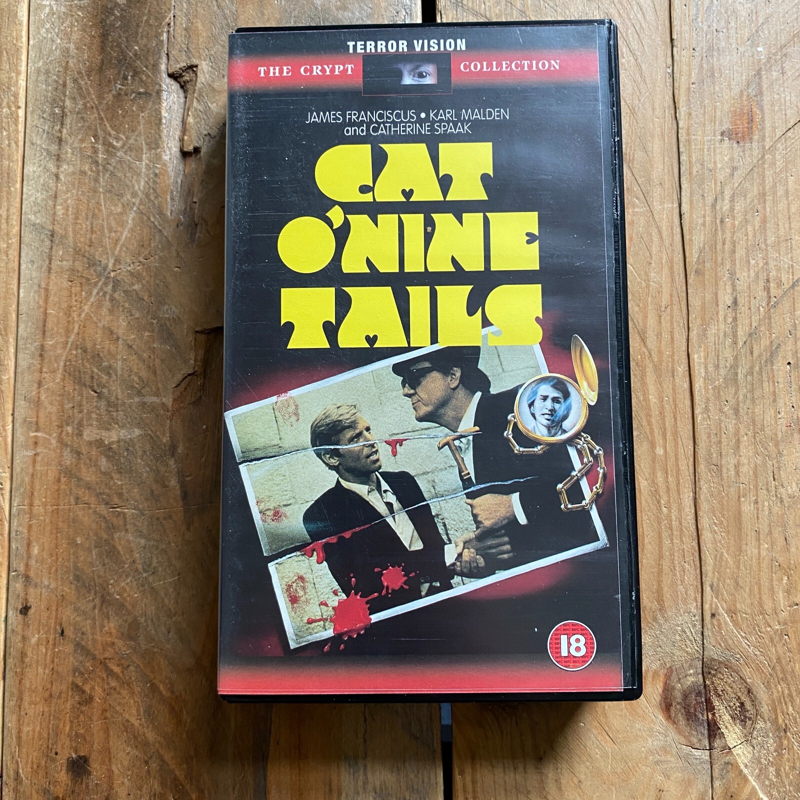 Cat O’Nine Tails (Terror Vision) VHS – Dario Argento – Warner Home Video 1996